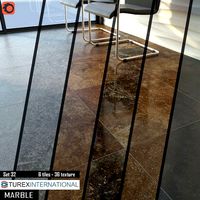 TUREX INTERNATIONAL Marble Tiles Set
