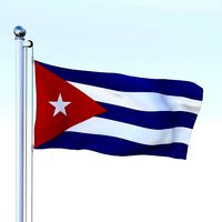 Animated Cuba Flag