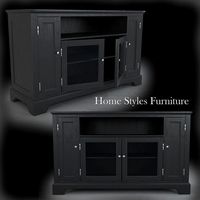 Bedford Black TV Credenza