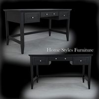 Bedford Black Executive Desk