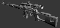 Dragunov - High poly