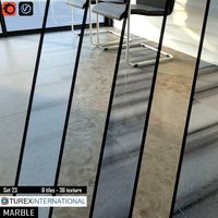 TUREX INTERNATIONAL Marble Tiles Set