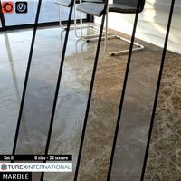 TUREX INTERNATIONAL Marble Tiles Set