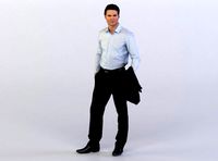 Luke 0090 Man holding suit jacket