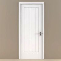 Jeld-Wen Internal White Moulded Newark Woodgrain Door