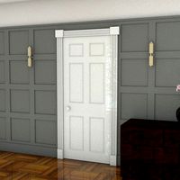six panel door