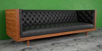 Mid Century Tufted Sofa