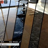 TUREX INTERNATIONAL Marble Tiles Set