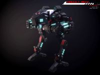 Assault Mech Lowpoly