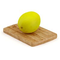 Yellow Melon on Wooden Board