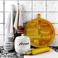 Kitchenware with towel