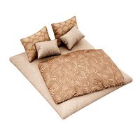 Bed Set 012 Highpoly
