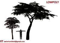 Lowpoly trees game ready