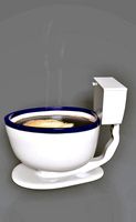 Toilet shaped Coffee Cup