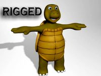 Cartoon turtle character