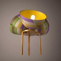 Stephen Burks Man Made Triple Basket Lamp