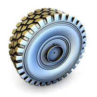 Mowag Piranha V wheel
