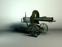 Maxim gun