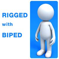 Stickman rigged with biped