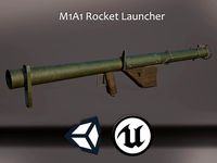 World War II - M1A1 Rocket Launcher - PBR and Game Ready