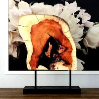 Wooden Decoration on Stand