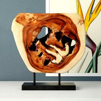 Wooden Decoration on Stand