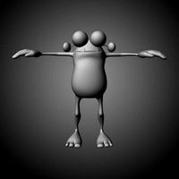 Cartoon Monster Character Dave