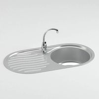 Silver Sink Tap