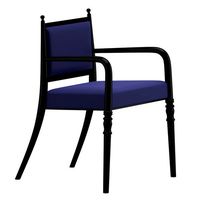 Dark Blue Armchair