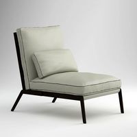 White Leather Armchair