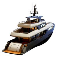 Super Yacht 3D Model