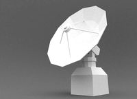 Radio Telescope LOW POLY