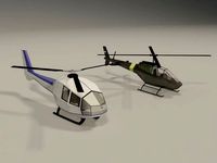Lowpoly Helicopters Pack