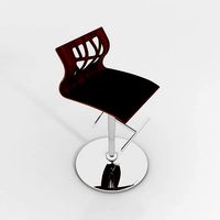 Folia Bar Stool Walnut and Black