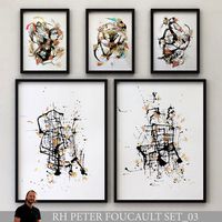 PETER FOUCAULT SET-03 Framed