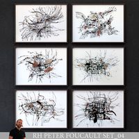 PETER FOUCAULT Set-04 Framed