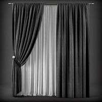 Curtain 3D model 252 VR