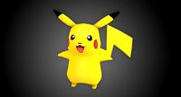 Low poly Pikachu