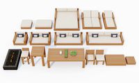 MARBELLA RESTORATION HARDWARE HALF  SET 1