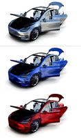 Tesla Model 3 with interior and chassis Pack
