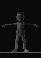 Young Punk Boy Model