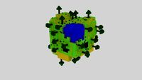 World Cube Lowpoly