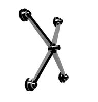 STAINLESS STEEL GLASS CLAMP SPIDER BRACKET