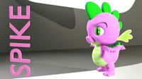 My Little Pony Spike 3D Model