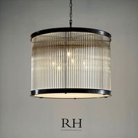 1920S ESSEX CRYSTAL ROD CHANDELIER 36