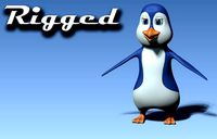 Cartoon penguin