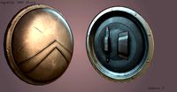 Spartan Shield Low poly