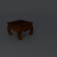 Square coffee table Opium Houses of the world