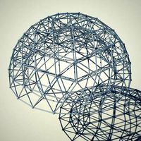 Metallic structure truss 03 Double Dome