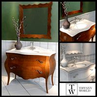 Washbasin Tiffany World Barocco decor
